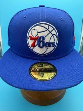 New Era Philadelphia 76ers Basic 59FIFTY Fitted Cap /Hat Size 7